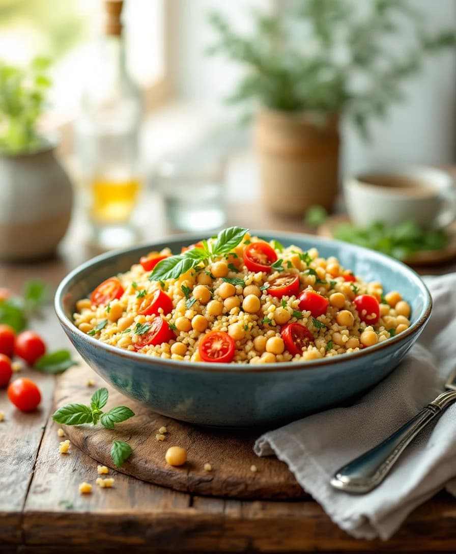 Zesty Mediterranean Couscous Salad