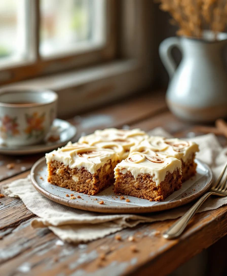Cinnamon Roll Blondie