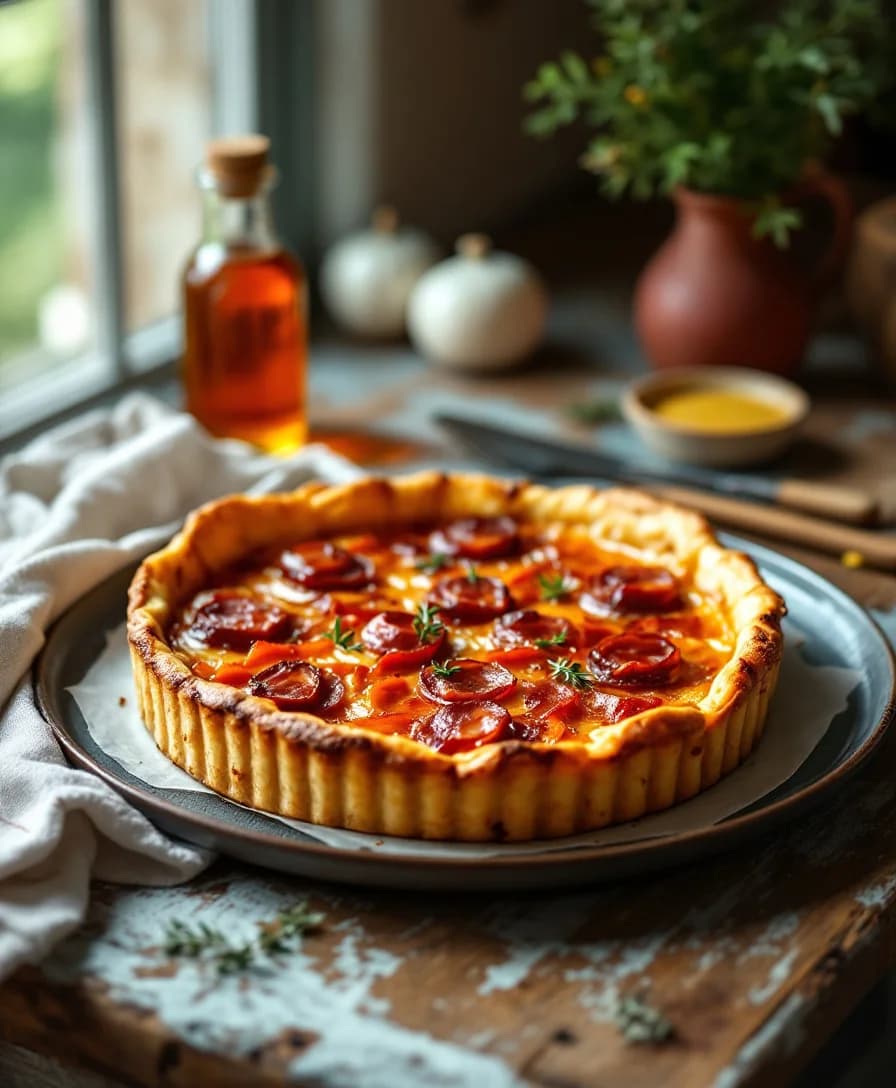 Bacon and Shallot Tarte Tatin