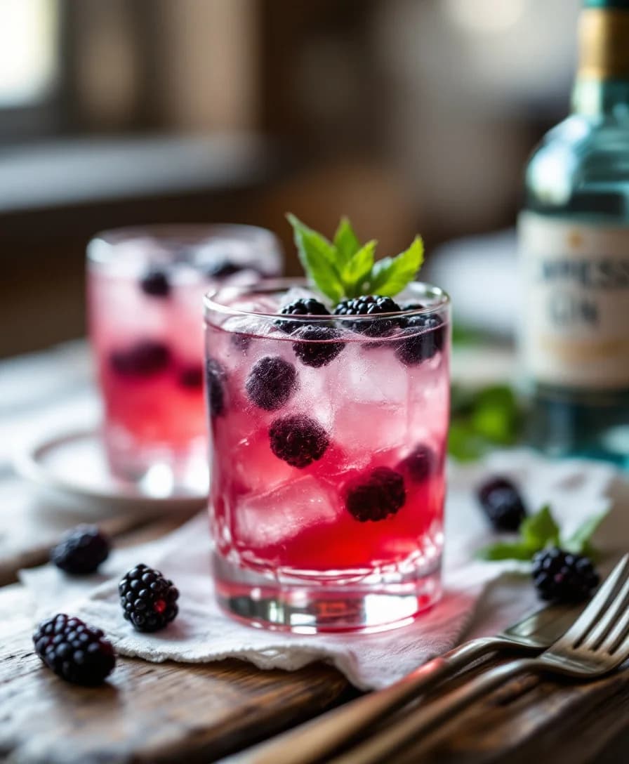 Blackberry Gin Spritz