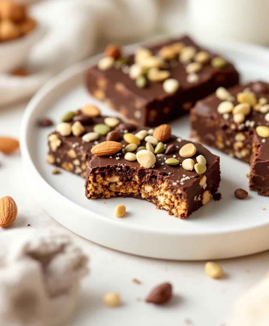 Chocolate Nut Protein Bars