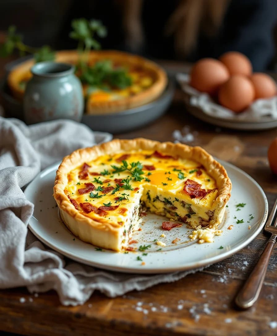 Bacon & Egg Pie (Quiche?)
