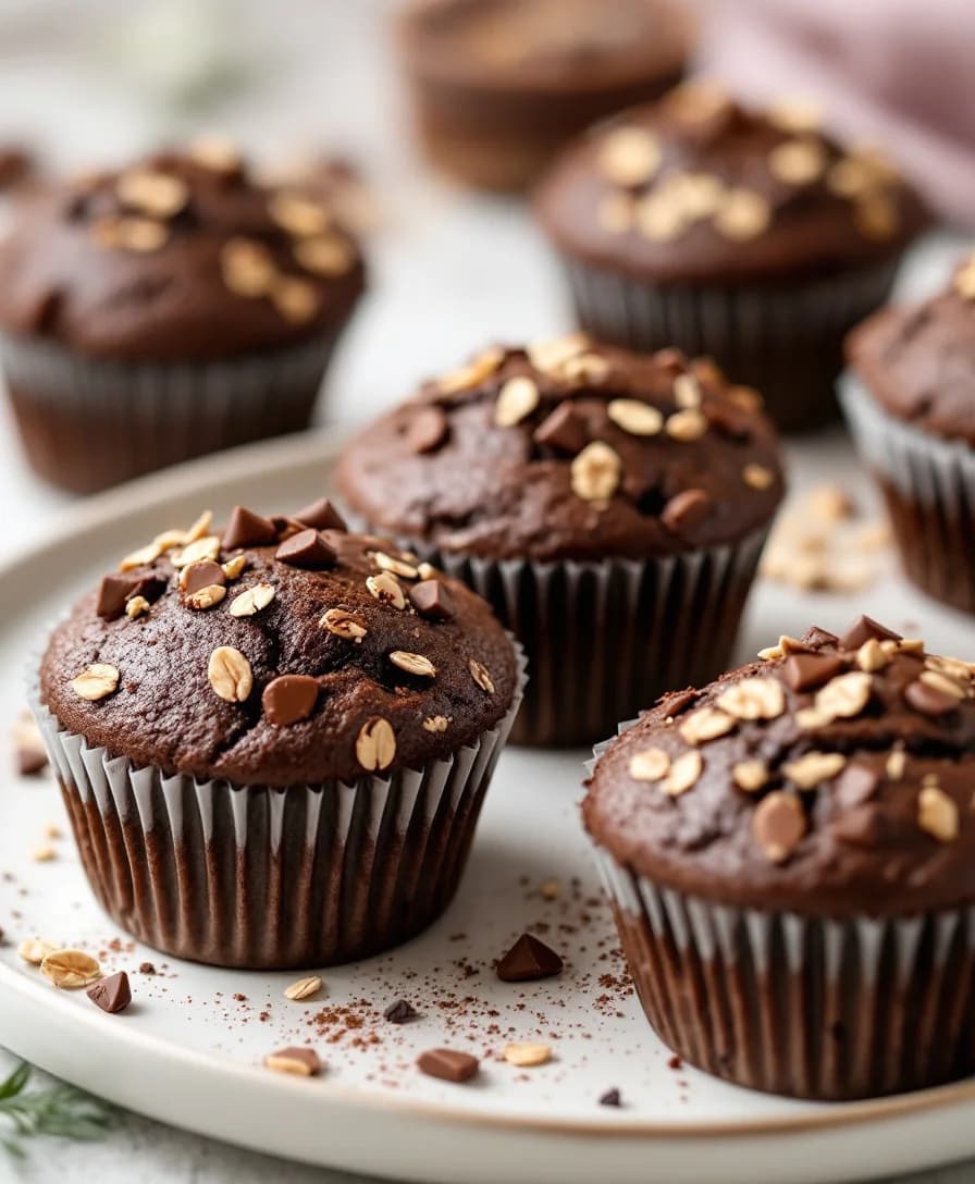 Double Chocolate (and hidden veg) Muffins