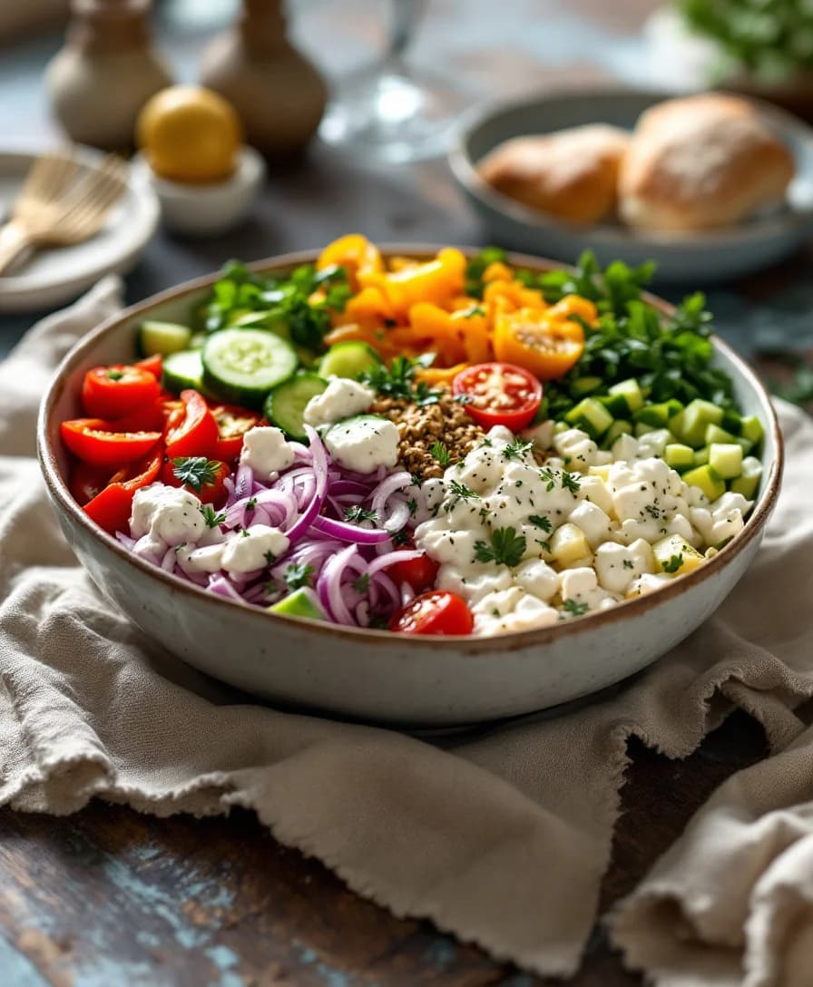 Creamy Greeky Protein Power Bowls