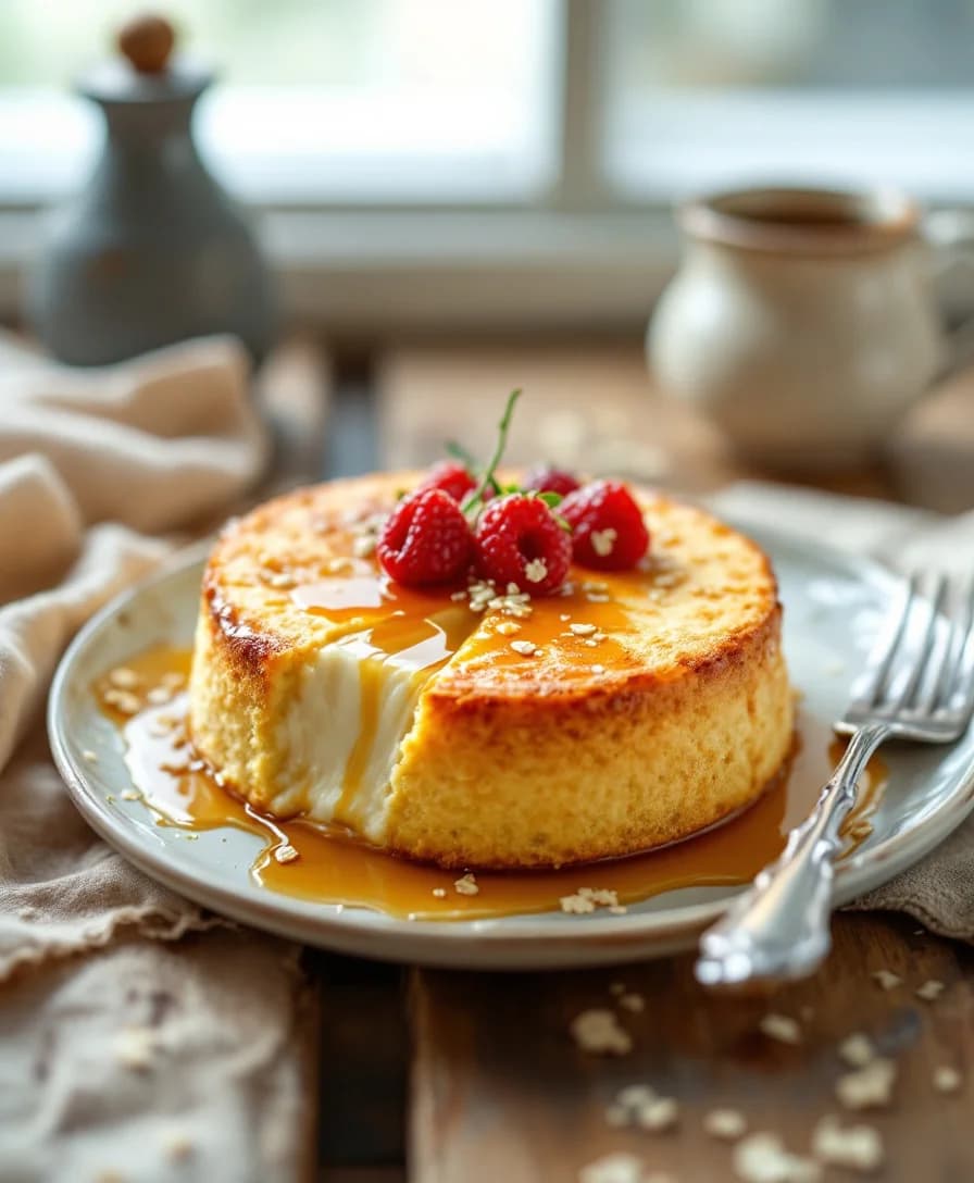 Air Fryer Ricotta Honey Cake