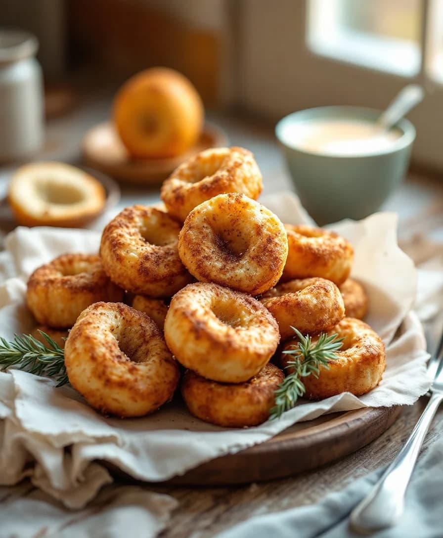 Higher Protein Cinnamon and Sugar Bagel Bites