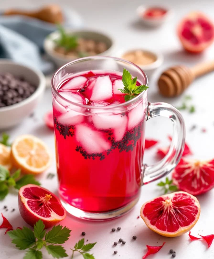 Hibiscus Syrup — AI generated