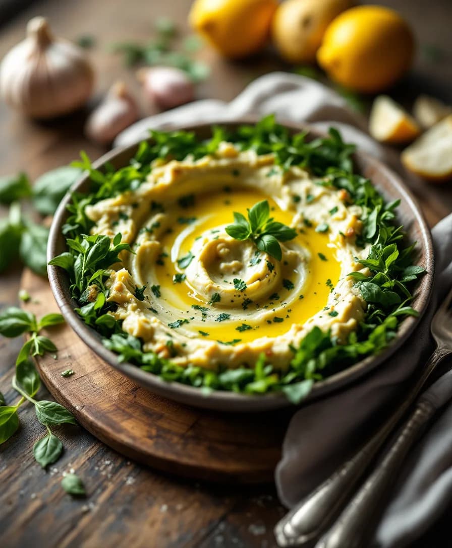 Arugula Artichoke Dip