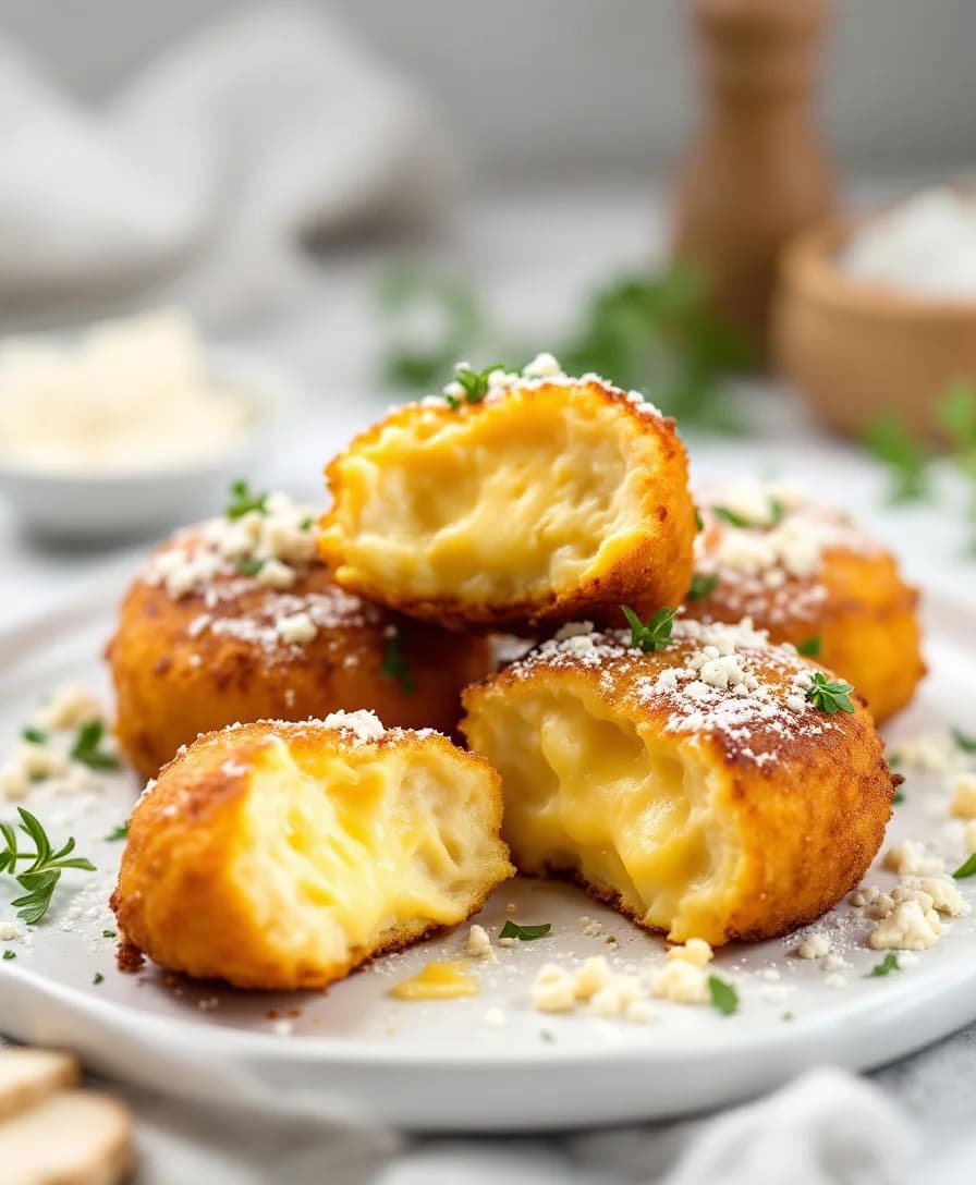 Tirokroketes (Greek Cheese Croquettes)