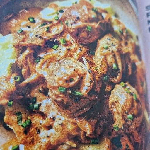 Smoky Pork Meatball Paprikash