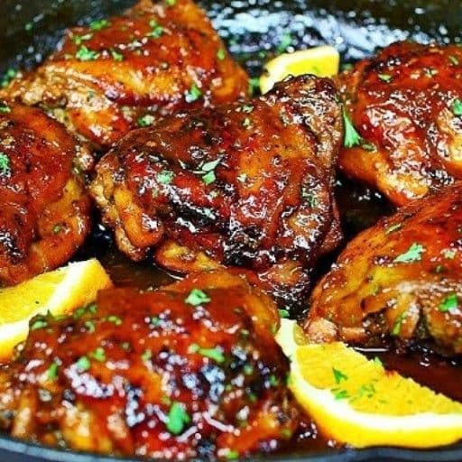 Caramelized Orange Maple Chicken