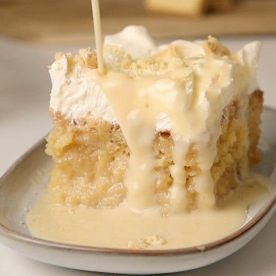 Custard Cream Tres Leches Cake