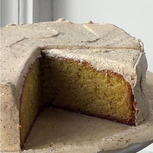 Olive Oil Cake with Brown Butter Frosting