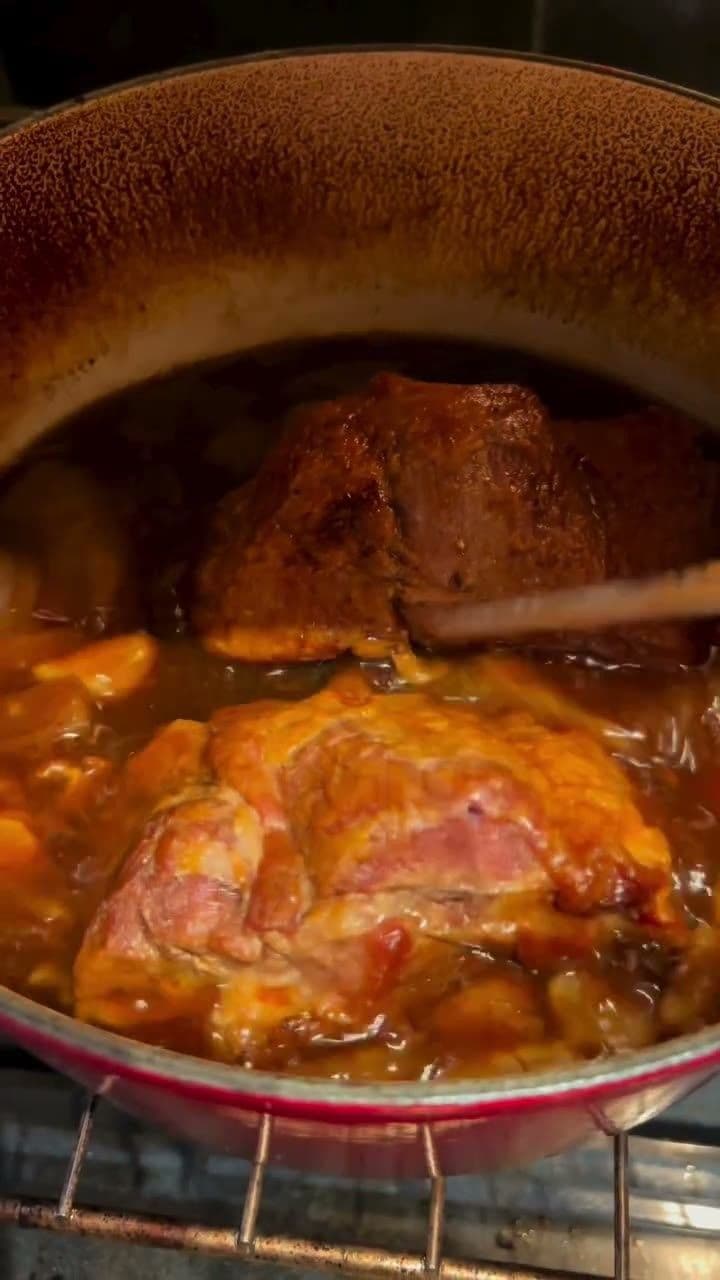 Apple Cider and Soy Braised Pork