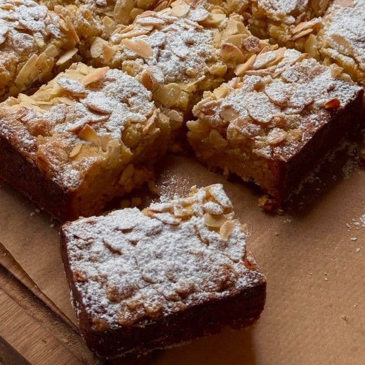 Almond Croissant Cookie Bars