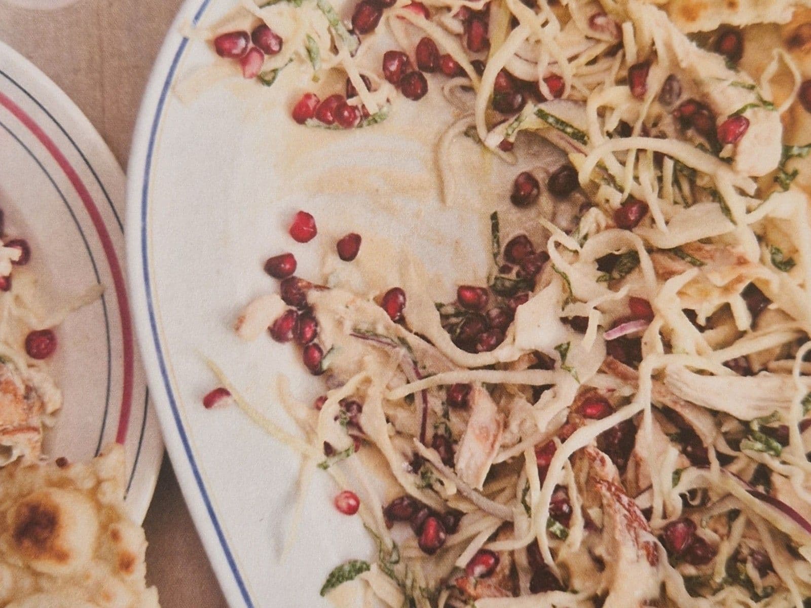 Pomegranate, Chicken & Tahini Salad