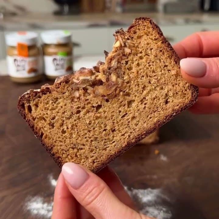 Fluffy Almond Croissant Breakfast Loaf