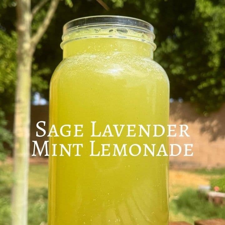 Sage, Mint, and Lavender Lemonade