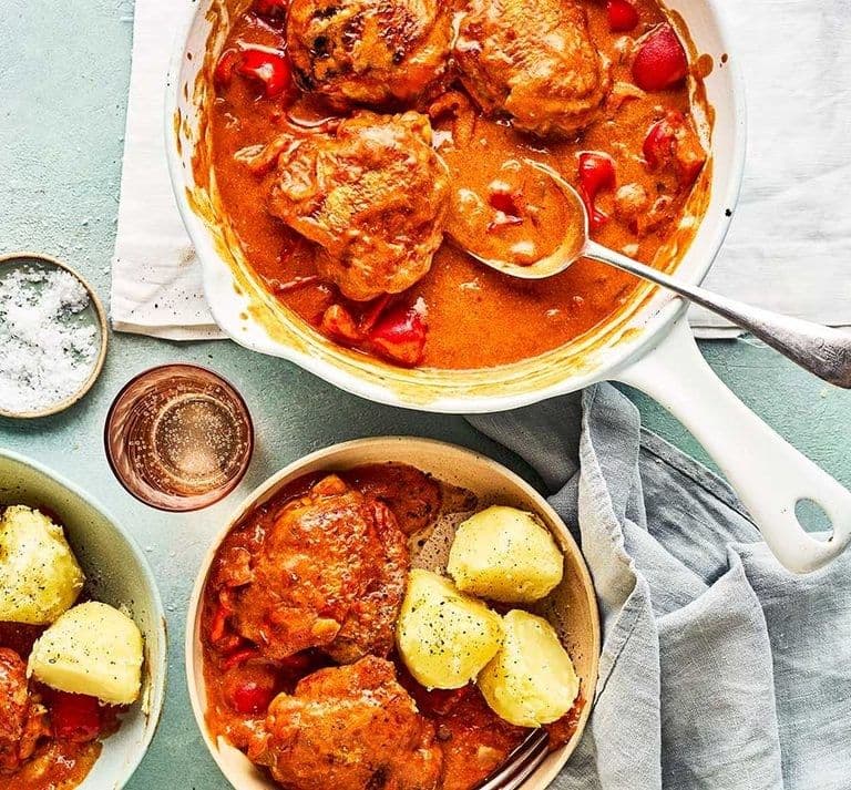 Chicken paprikash