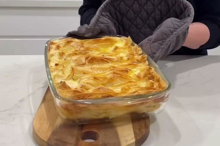 Crinkle Custard Pie