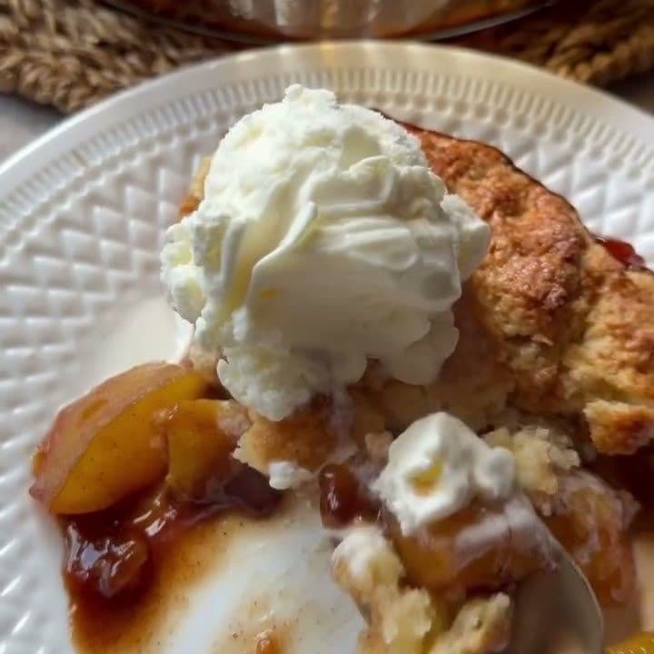 Nectarine Cobbler