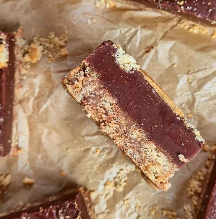 No Bake Nutella Biscuit Slice