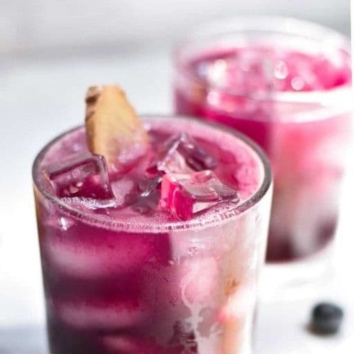 Blueberry Ginger Mocktail