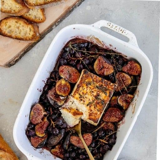 Baked Feta and Figs